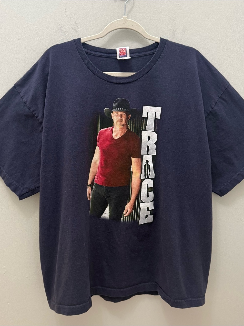 Trace Adkins Tour Navy Graphic Tee Made in USA Countey Music Size 2XL